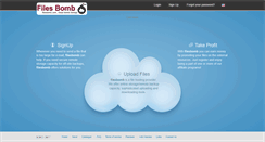 Desktop Screenshot of filesbomb.in